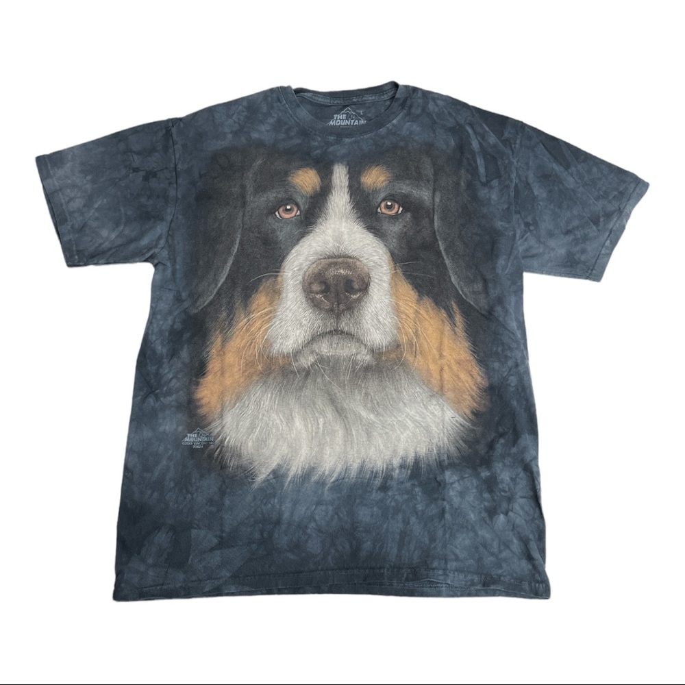 Men's The Mountain Bernese Mountain Dog Face T-Shirt🐾✨